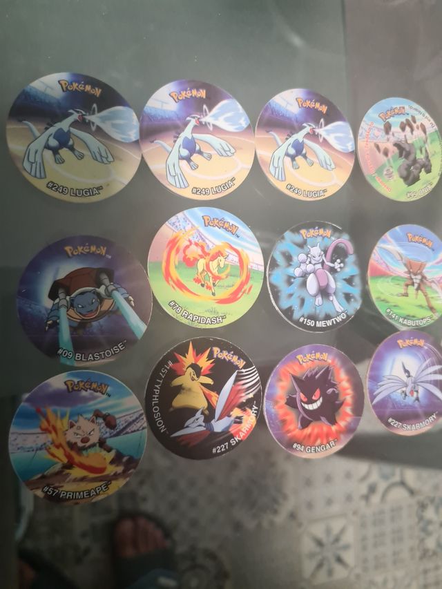 Tazos League Pokemon