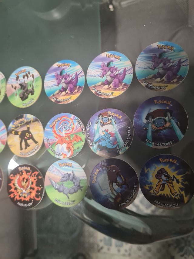 Tazos League Pokemon