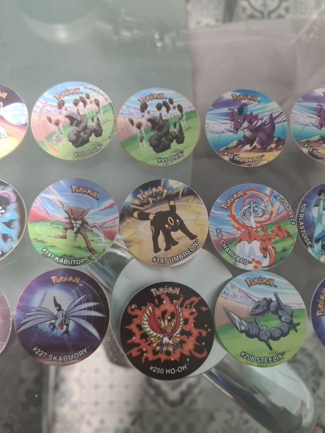 Tazos League Pokemon