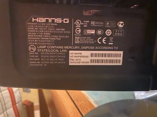 Monitor Hemo - Pantalla negra