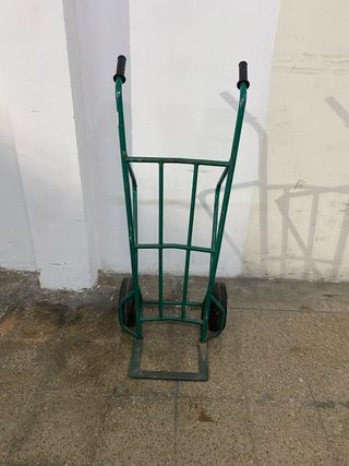 Carretilla Carga - Verde mudanza taller
como nueva
