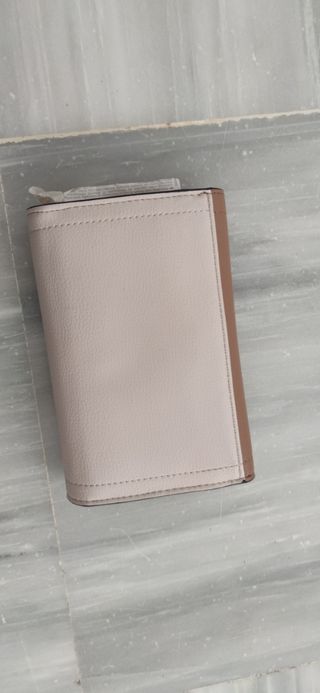 Cartera parfois beige y marrón