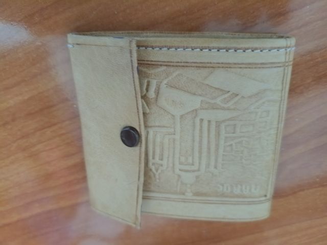 Cartera Piel - Beige