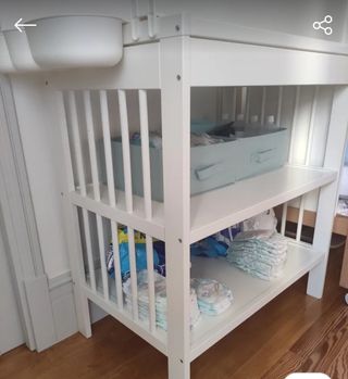 Cambiador bebé Ikea blanco