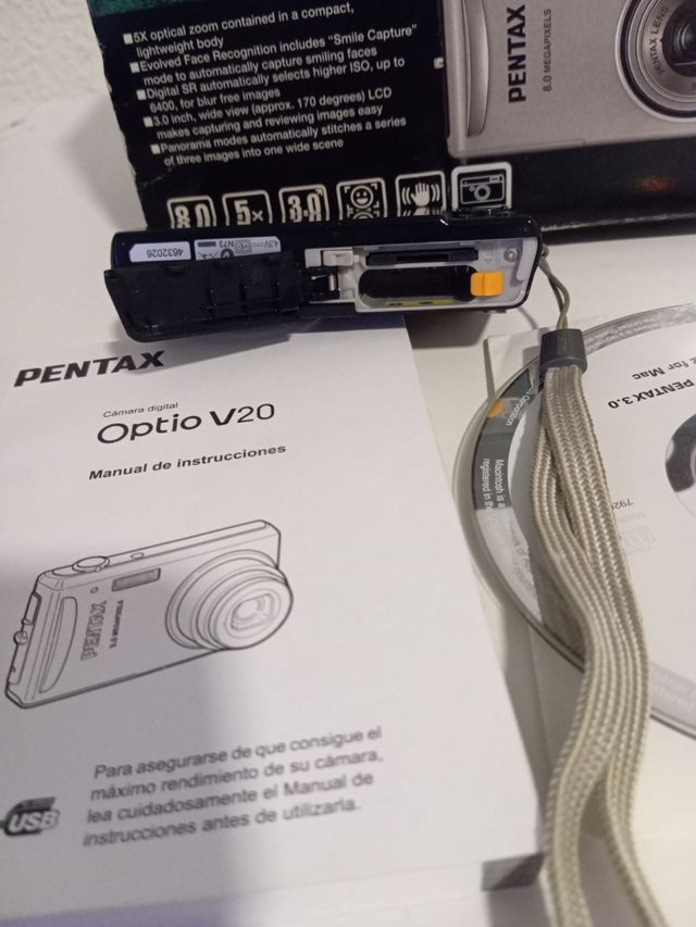 Pentax Optio V20 - Cámara digital 8MP