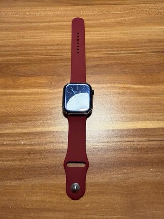 Correa silicona compatible Apple Watch - Rojo vino