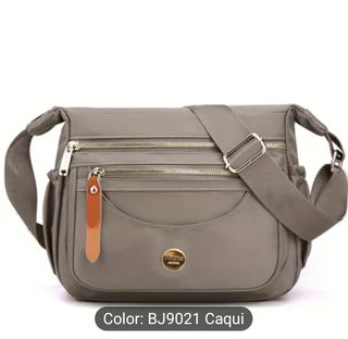 Bolso bandolera unisex beige