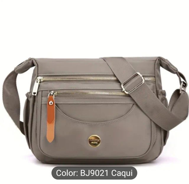 Bolso bandolera unisex beige