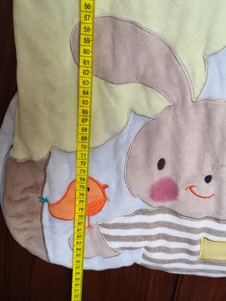 Saco de dormir invierno y toalla para bebé 