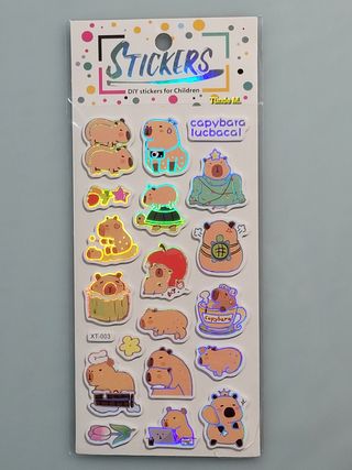 Stickers Capibara 3D