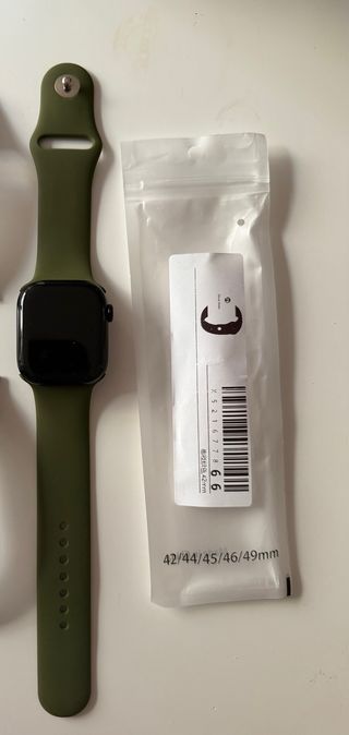 Correa silicona compatible Apple Watch - Verde
