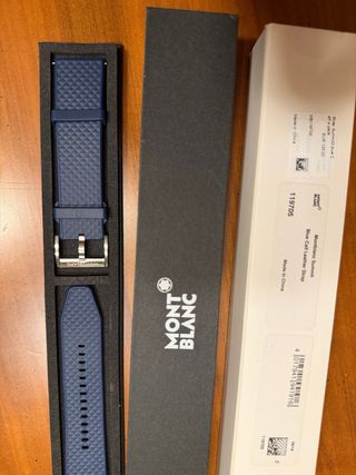 Correa Montblanc 22mm Azul