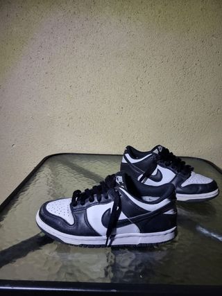 Zapatillas Nike Dunk panda bajas - Blancas y Negra