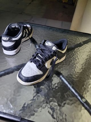 Zapatillas Nike Dunk panda bajas - Blancas y Negra