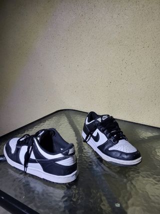 Zapatillas Nike Dunk panda bajas - Blancas y Negra