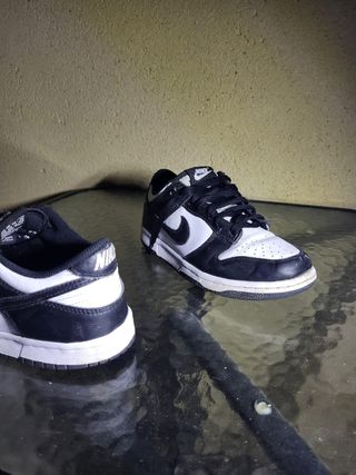 Zapatillas Nike Dunk panda bajas - Blancas y Negra