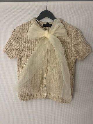 Top punto - Lazo Organza