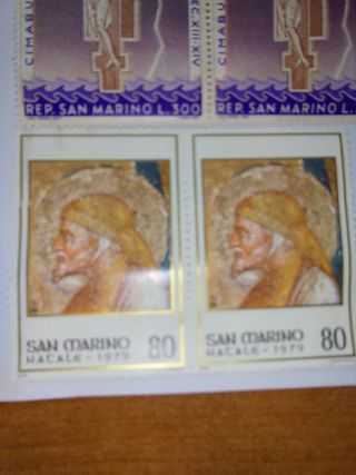 Francobolli San Marino Italia - 35 pezzi