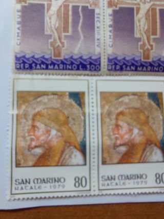 Francobolli San Marino Italia - 35 pezzi