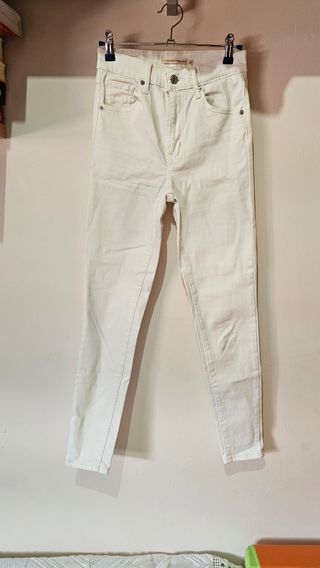 Levi's Pantalones blancos talla S