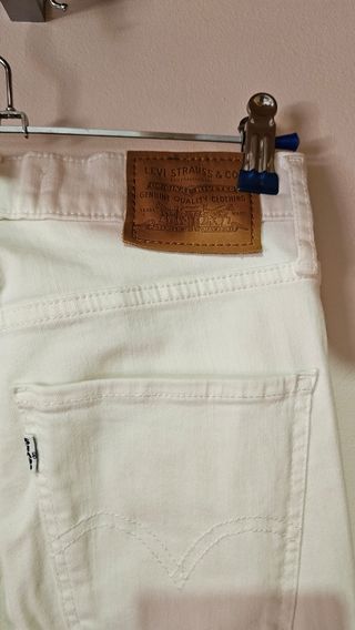 Levi's Pantalones blancos talla S