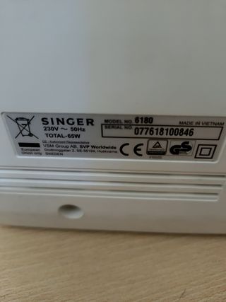 Máquina coser Singer Brillance