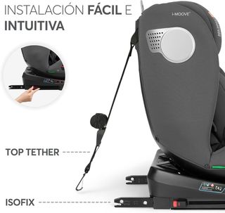 Silla Coche KikkaBoo i-Moove i-Size