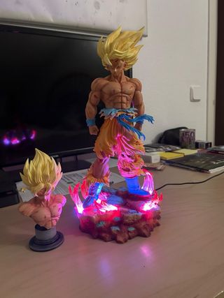 Goku SSJ - Figura DBZ iluminada
