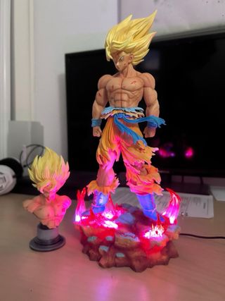 Goku SSJ - Figura DBZ iluminada