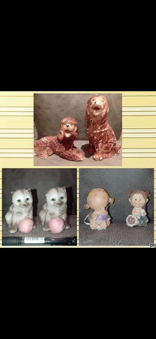 Lote de 6 figuras años 80