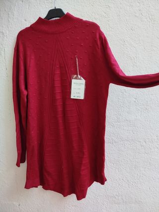 Vestido rojo nuevo talla grande