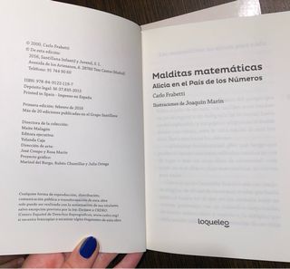 Libro Malditas matematicas