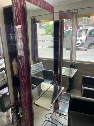 Espejo tocador peluquería