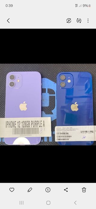 iPhone 12 128GB - Azul y Morado