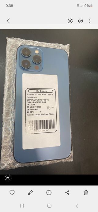 iPhone 12 128GB - Azul y Morado