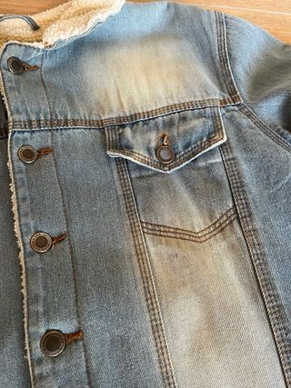 Giacca Jeans Felpata Blu