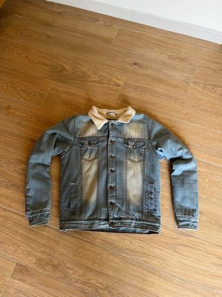 Giacca Jeans Felpata Blu