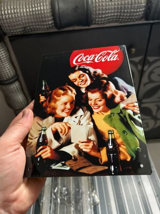 Lote 2 chapas Coca-Cola estilo retro