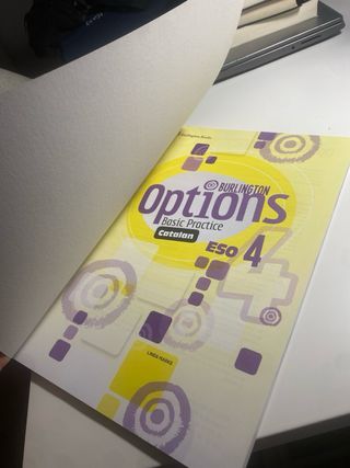 Libro Burlington Options ESO 4 Catalán