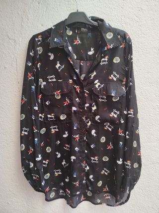 Blusa negra Mulaya- Talla M