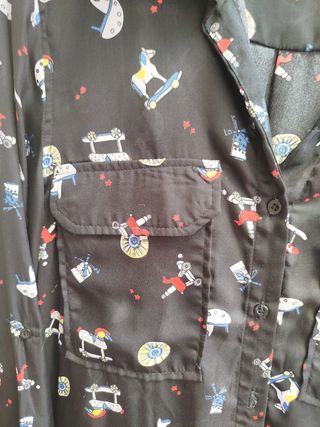 Blusa negra Mulaya- Talla M