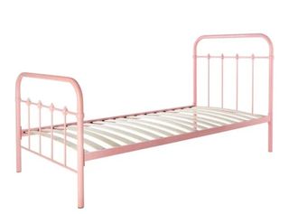 Cama infantil metal rosa