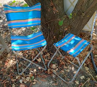 2 Sillas plegables playa o camping