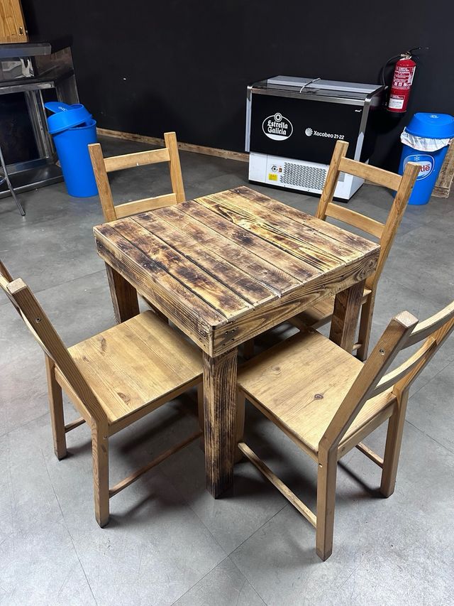 Mesa madera rústica - Cafetería
tengo 7 unidades