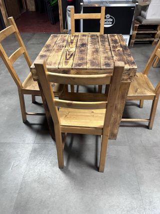 Mesa madera rústica - Cafetería
tengo 7 unidades 