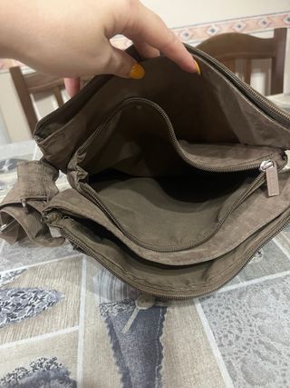 Borsa a tracolla marrone usata