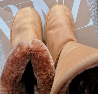 Botas borreguito beige