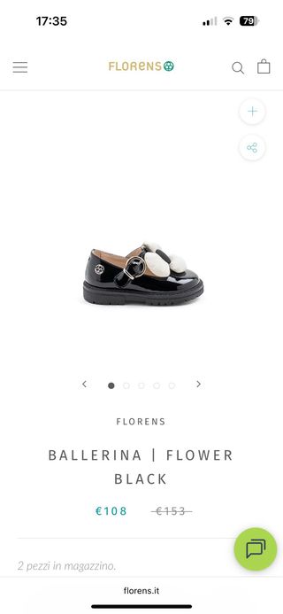 Scarpe bimba Florens, nuove numero 19