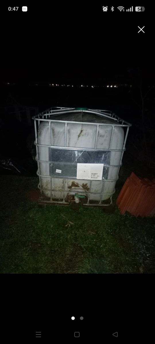 Depósito agua 1000L - usado