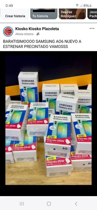 Samsung Galaxy A06 Verde - Nuevos